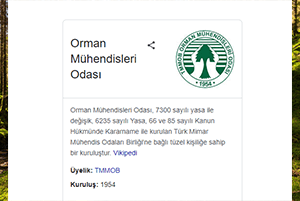 Orman Mühendisleri Odası 14